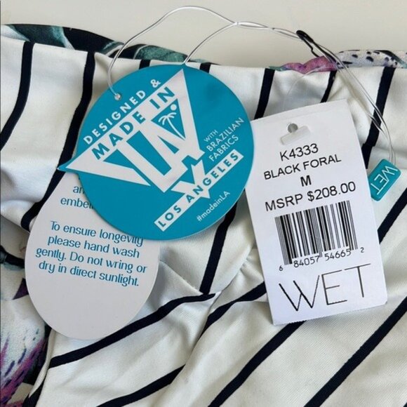 WET Swimwear Brie Reversable Open Back One Piece Swimsuit - M - Picture 9 of 11